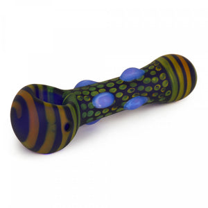 4.5" FROSTED COLOR DOTS HAND PIPE