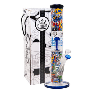 COSMIC FUNK CROWN GLASS TREE PERC-14 INCHES