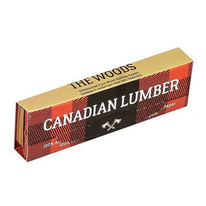 CANADIAN LUMBER 50/50 BLEND UNBLEACHED PURE HEMP AND FLAX ROLLING PAPER-1 1/4 WITH TIPS